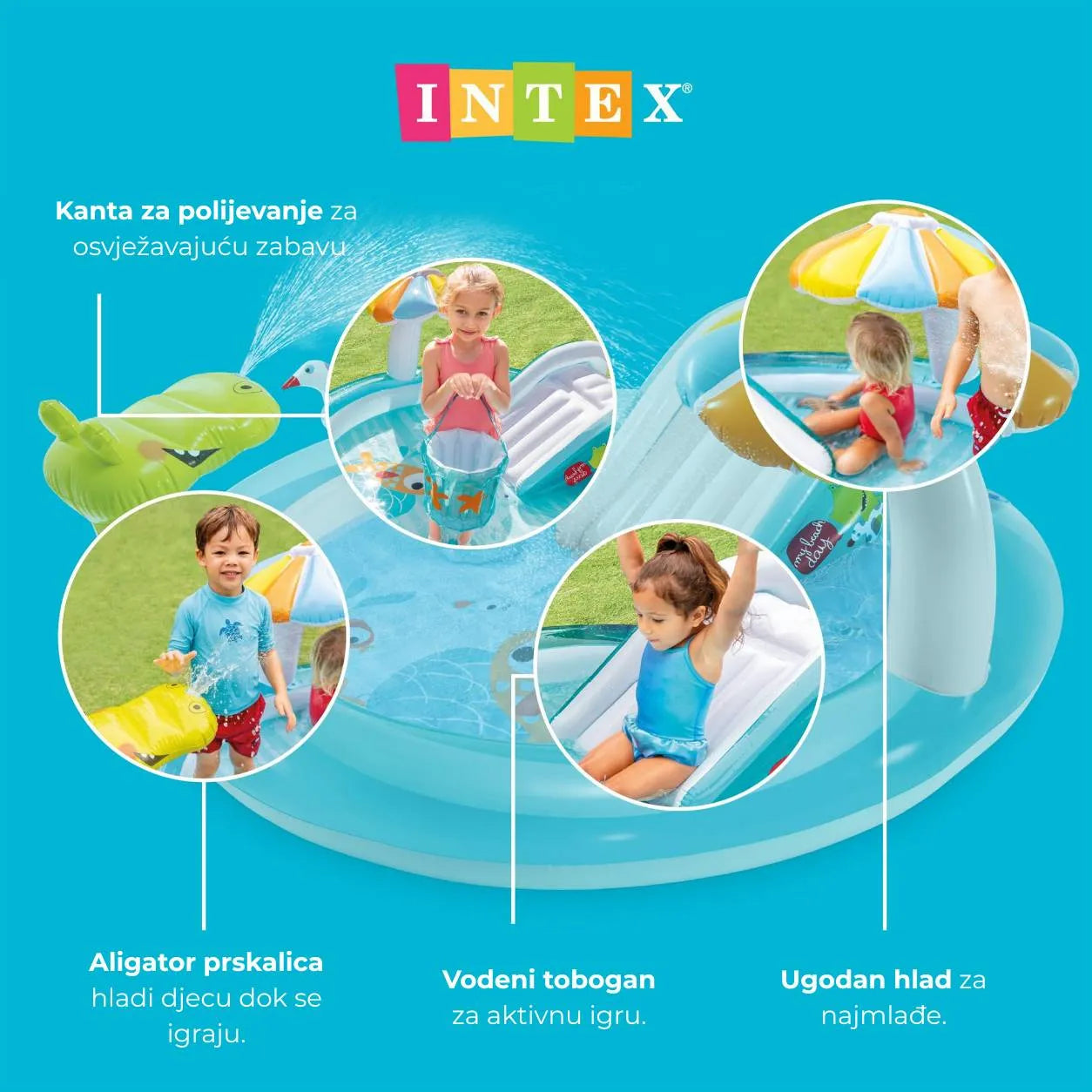 INTEX dječiji bazen aligator