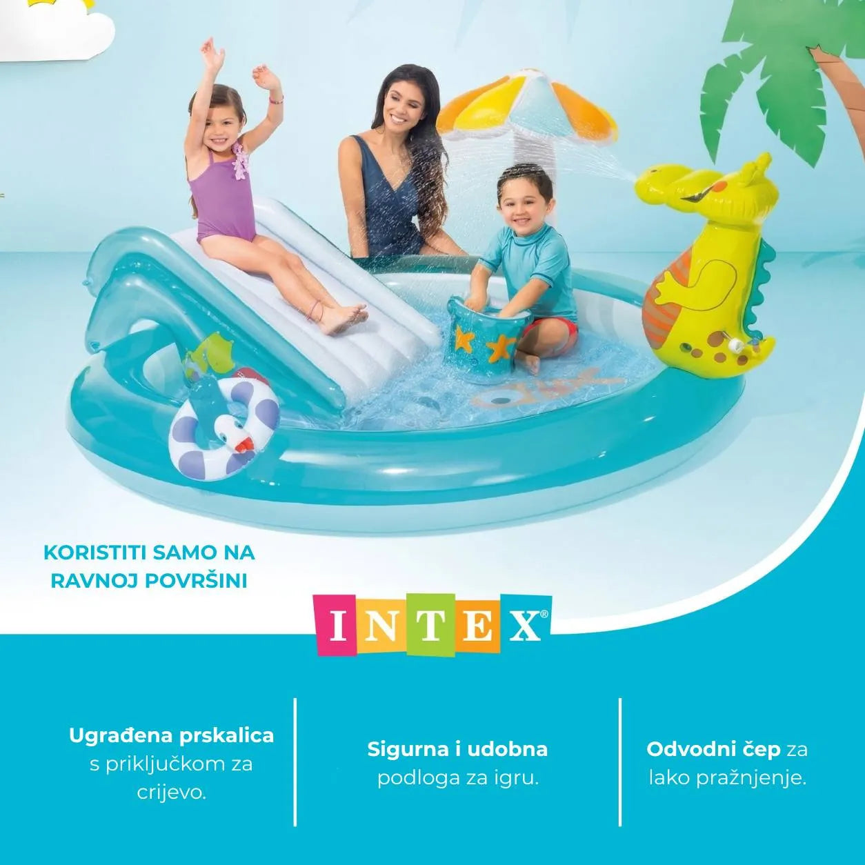 INTEX dječiji bazen aligator